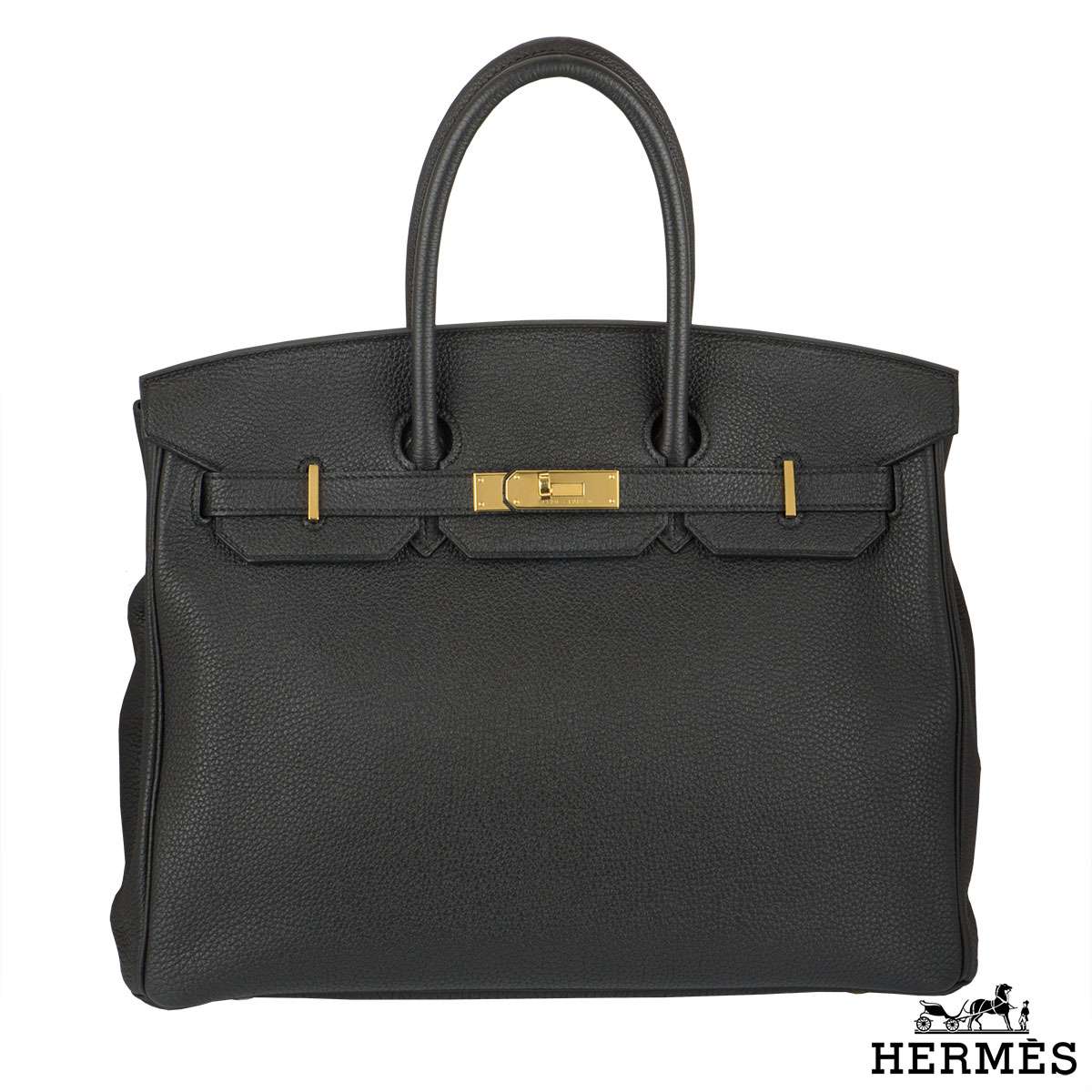 Hermes Birkin Bag 35cm Gold Togo Leather